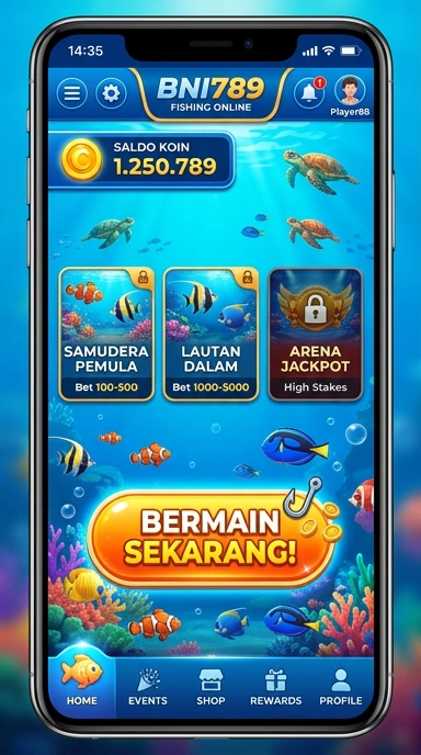 Tampilan aplikasi bni789 dengan antarmuka yang intuitif.